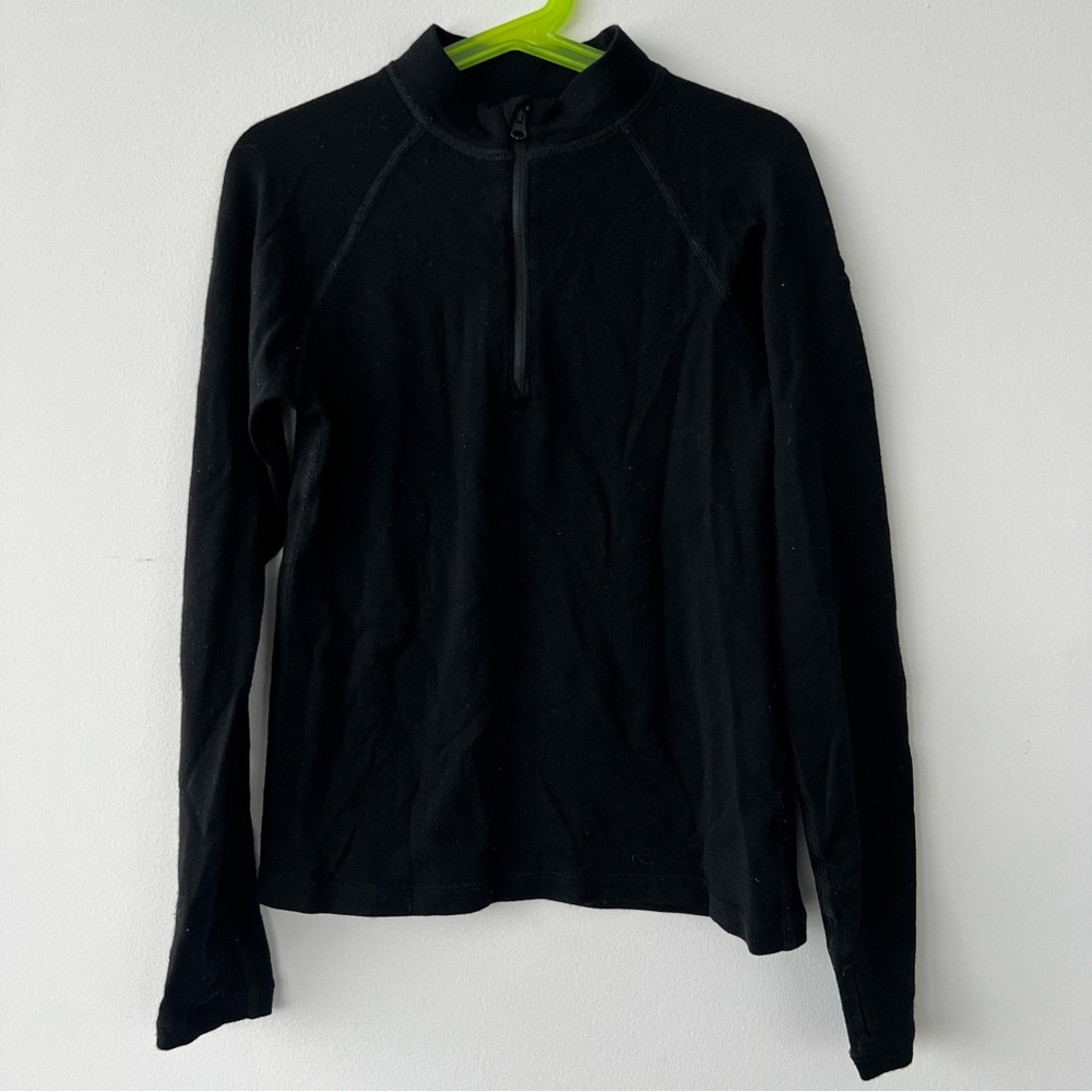 Icebreaker merino 260 Black Quarter-Zip Pullover